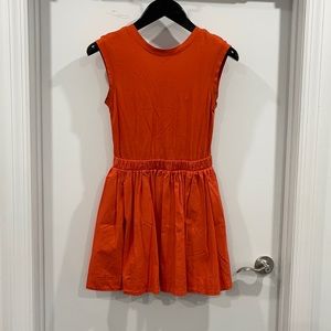 Bright orange party dress